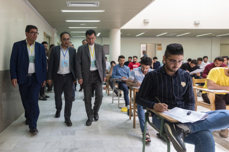 آزمون استخدامی آتش نشانی استان البرز برگزار شد