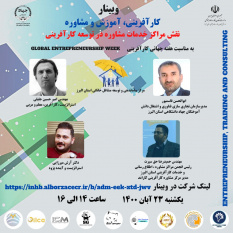 ویژه برنامه های جهاد دانشگاهی البرز به مناسبت هفته جهانی کارآفرینی